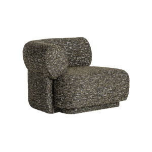 Módulo sofá esquinero kozly de estilo contemporáneo fabricado en poliéster en color verde con acabado jaspeado combinado con madera de pino y madera contrachapada. Compatible con: 36116 36118 36119 36120.