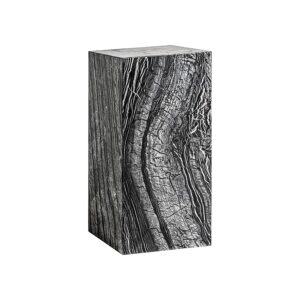 Peana Chaintre de estilo art deco fabricado en mármol en color gris.