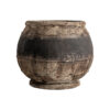 Tinaja gileyie de estilo vintage. Fabricado en fibrocemento en color tonos oscuros envejecido.