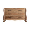 Cómoda brixton de estilo colonial fabricado en madera de olmo en color marrón.