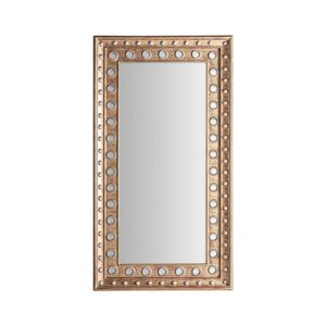 Espejo Mazet de estilo clásico fabricado en resina en color oro combinado con espejo.